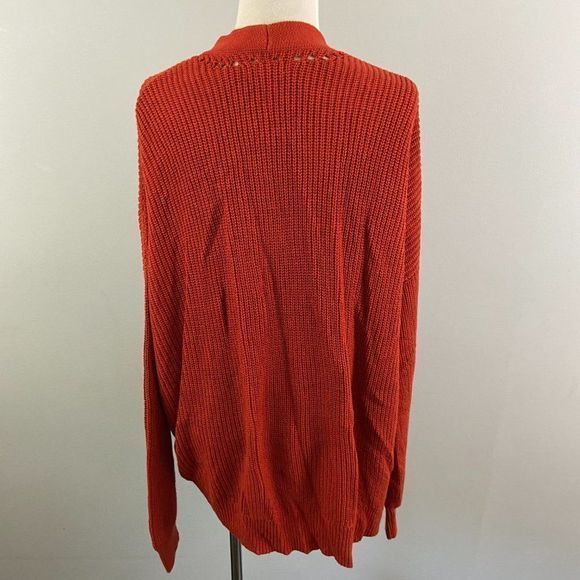 NWT ABOUND‎ Red Persimmon Knit Cardigan (L) - Picture 5 of 8